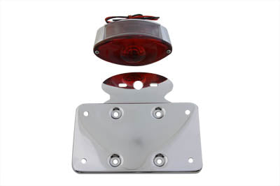 Tail Lamp and License Plate Set Cateye Style