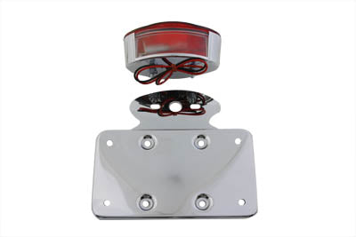Tail Lamp and License Plate Set Cateye Style