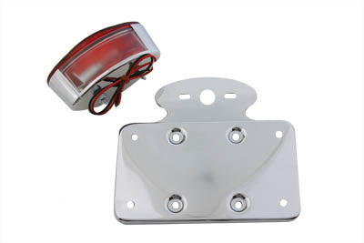 Tail Lamp and License Plate Set Cateye Style