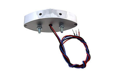 Spike Style Chrome LED License Plate Lamp