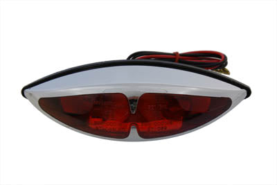 Chrome ABS Big Eye Red Lens Tail Lamp
