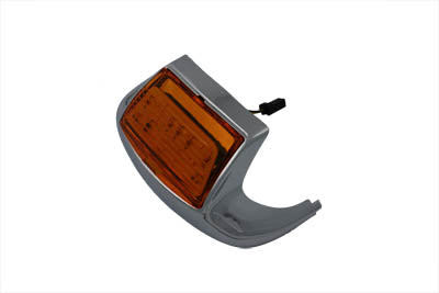Amber LED Front Fender Lamp Tip with Light