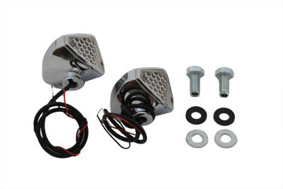 Red LED Clear Lens Micro Marker Lamp Set