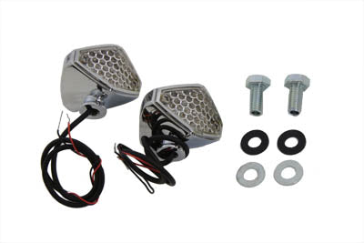 Red LED Clear Lens Micro Marker Lamp Set