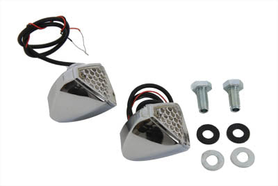 Red LED Clear Lens Micro Marker Lamp Set