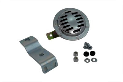 Left Side 6 Volt Chrome Horn Kit