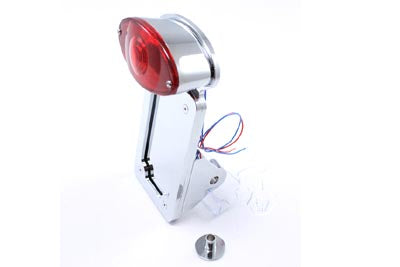 Chrome Cateye Style Tail Lamp Kit