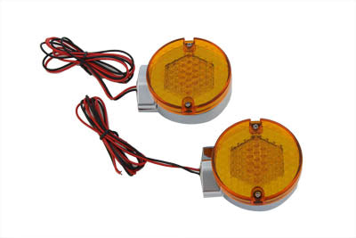 LED Turn Signal Set Rear Amber Lens
