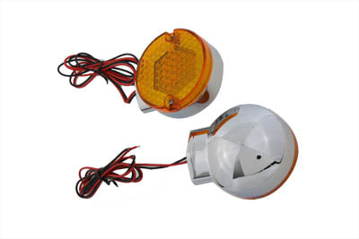 LED Turn Signal Set Rear Amber Lens