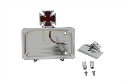 Chrome Horizontal LED Tail Lamp Kit Maltese Style