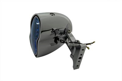 5-3/4 Headlamp Assembly Bi-Focal Style with Blue Lens