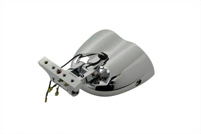 5-3/4 Headlamp Assembly Bi-Focal Style with Blue Lens