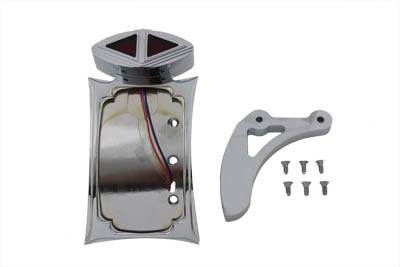 Chrome Curved Tail Lamp Kit Spike Type