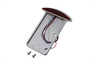 Tail Lamp and License Plate Vertical Side Mount Slice Style