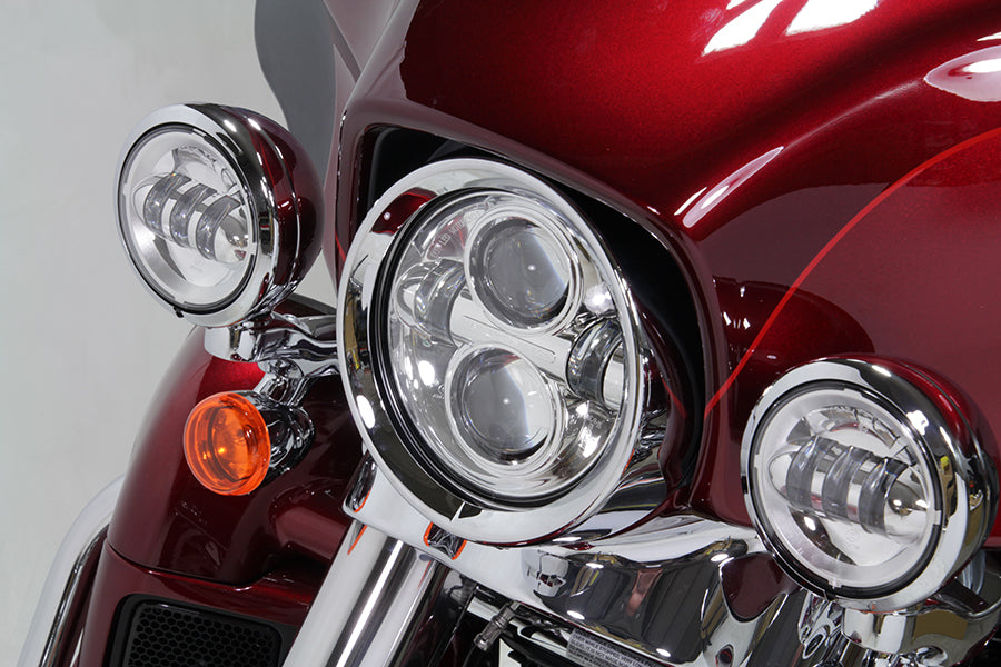 7 Headlamp Chrome Frenched Trim Ring