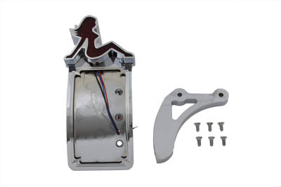 Chrome Curved Tail Lamp Kit Lady Type