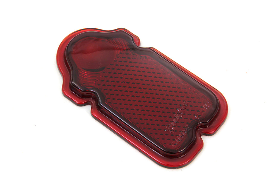 Red Glass Tail Lamp Lens