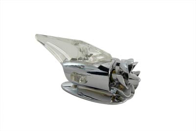 Chrome Fan Marker Lamp Green