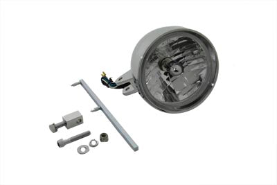 5-3/4 Round Headlamp Bullet Style Billet