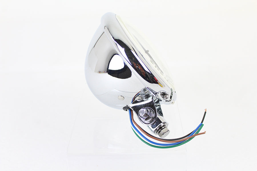 5-3/4 Round Headlamp Faceted Style