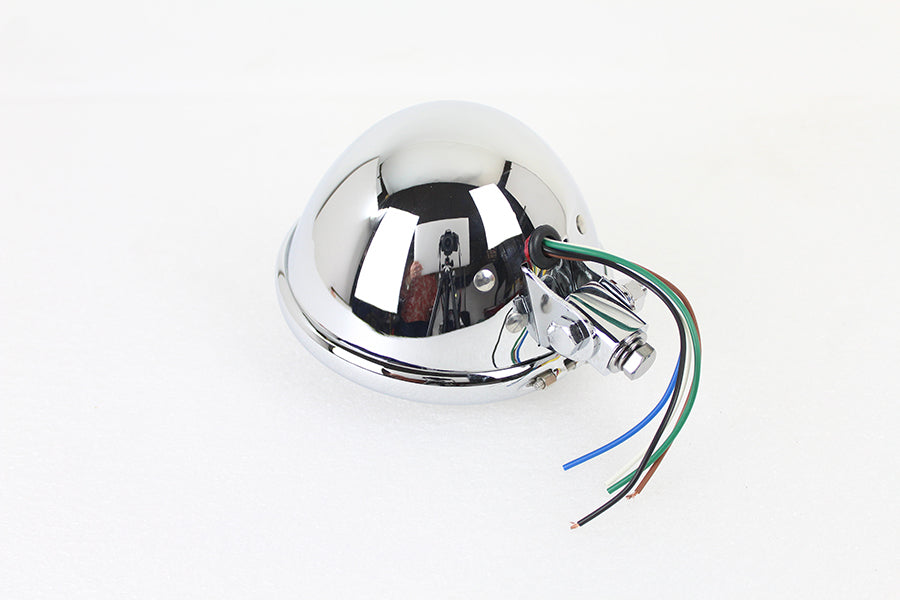 5-3/4 Round Headlamp Faceted Style