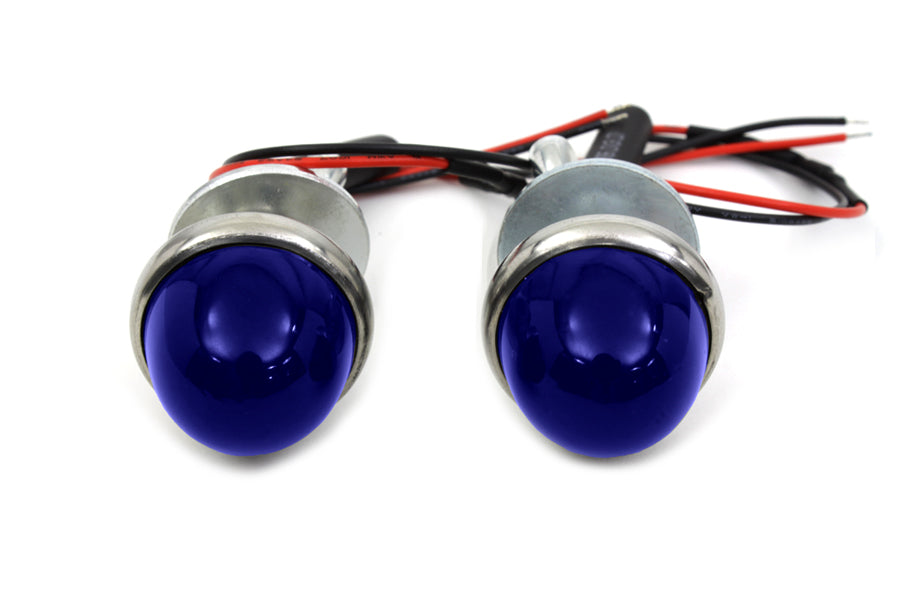 License Plate Frame Bolt Set With Glass Lens And LED Light