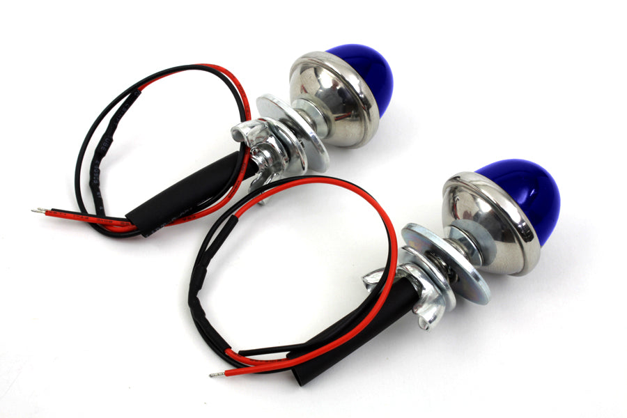 License Plate Frame Bolt Set With Glass Lens And LED Light