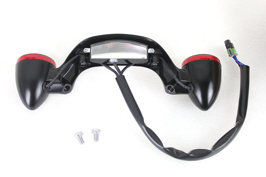 Black FLTRX Rear Turn Signal Bar Kit
