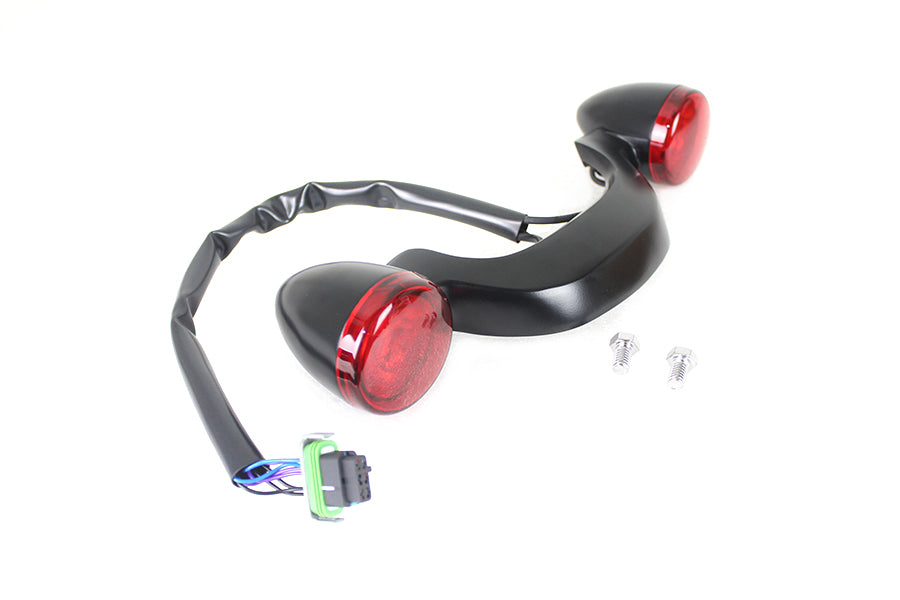 Black FLTRX Rear Turn Signal Bar Kit