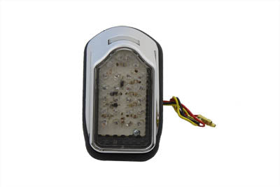 Chrome Mini Tombstone Tail Lamp without Bracket