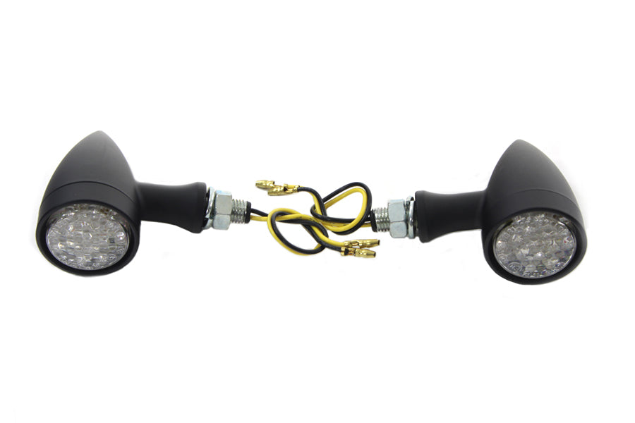 LED Bullet Marker Lamp Set Black