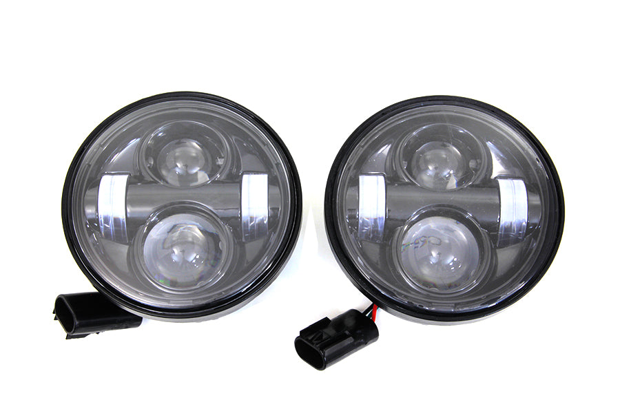 Harley Davidson 2008-17' FXD, FXDF 4-1/2" LED Headlamp/Headlight Set