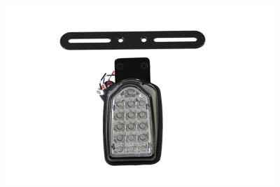 Black Mini Tombstone Tail Lamp with Bracket