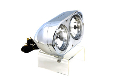 Dual Headlamp with 4 Twin Bulbs