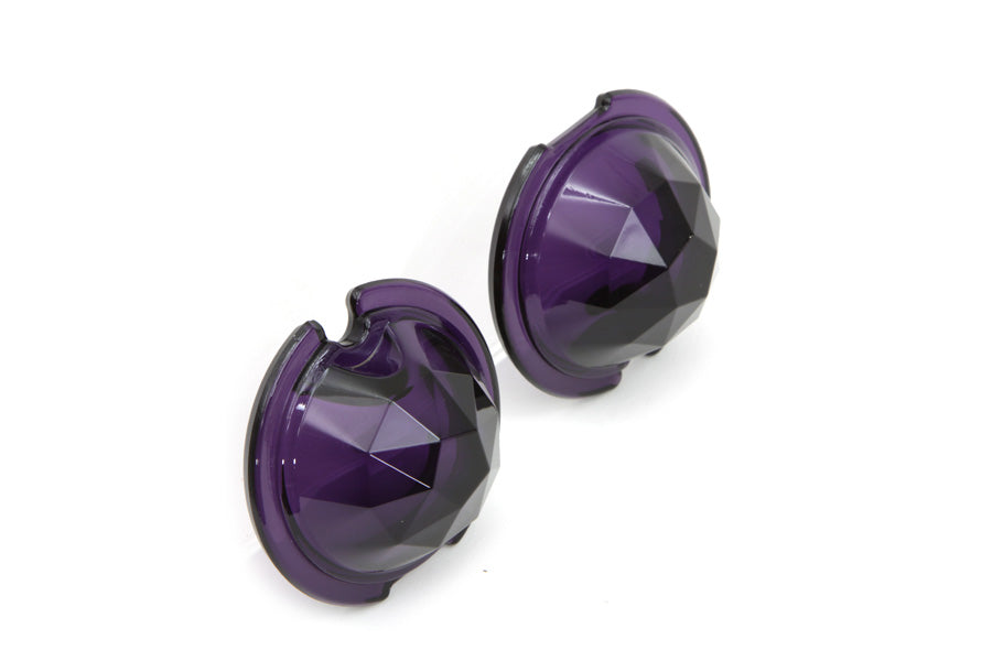 Tail Lamp Lens Set Faceted Purple