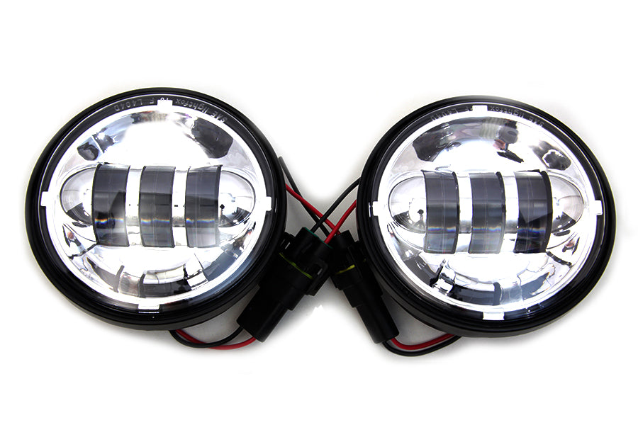 4-1/2 LED Spotlamp Assembly Chrome