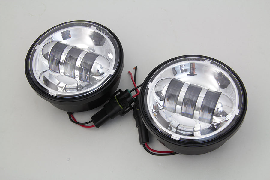 4-1/2 LED Spotlamp Assembly Chrome