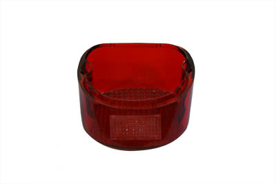 Tail Lamp Lens Laydown Style Red