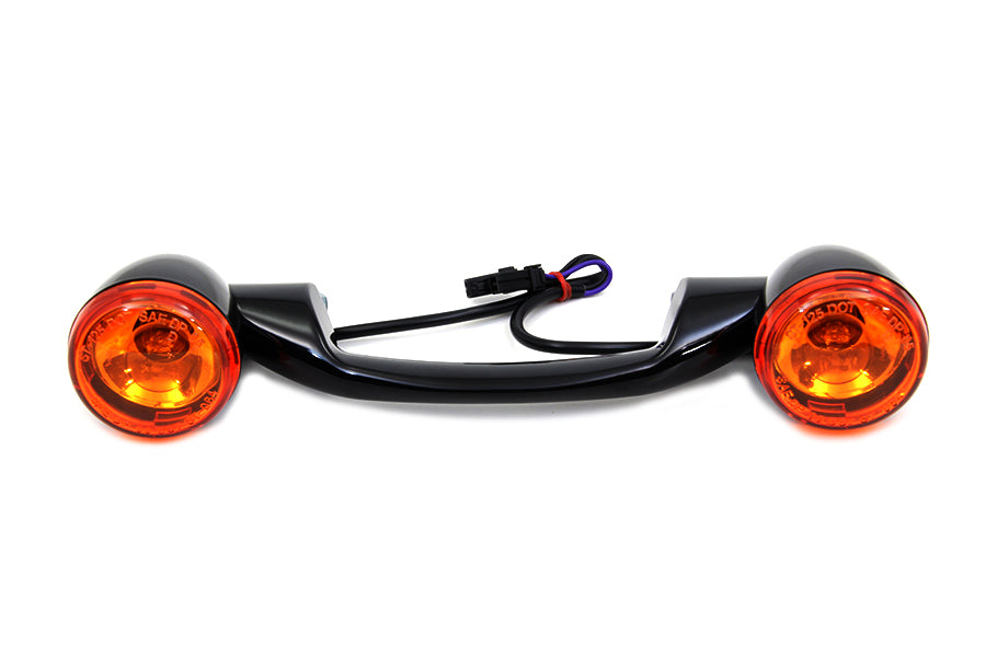Black Revox Turn Signal Bar with Lamps