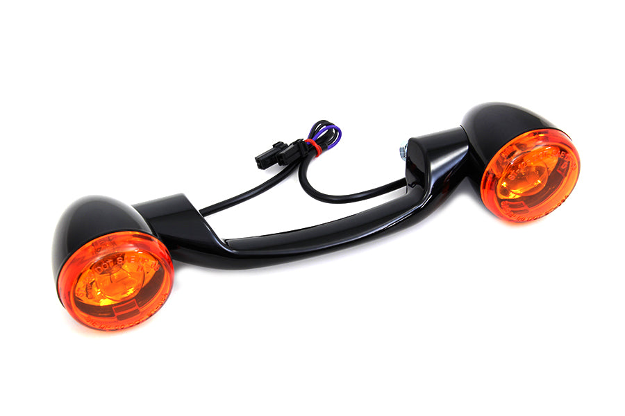 Black Revox Turn Signal Bar with Lamps