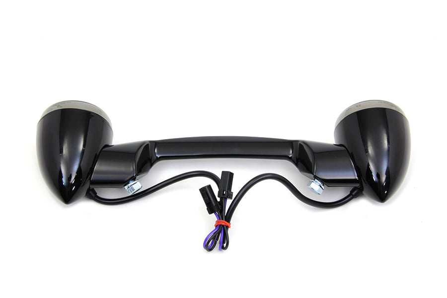 Black Revox Turn Signal Bar with Lamps