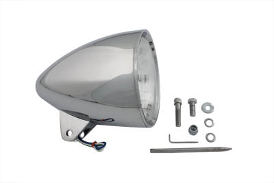 5-3/4 Round Headlamp Rocket Style