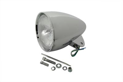 5-3/4 Round Headlamp Rocket Style