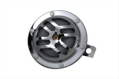Round Horn 12 Volt Chrome 4