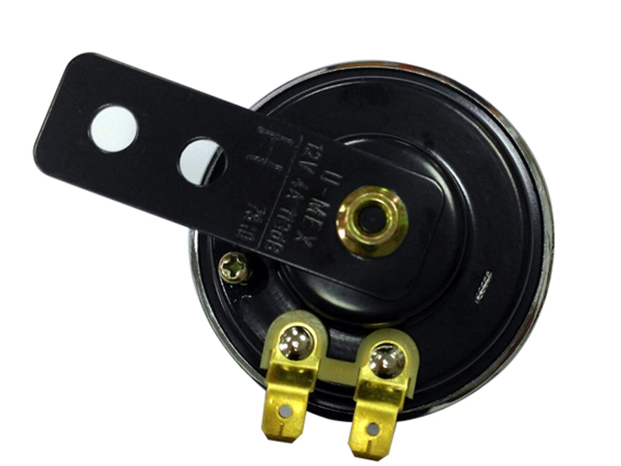 Round Horn 12 Volt Chrome 2-1/2