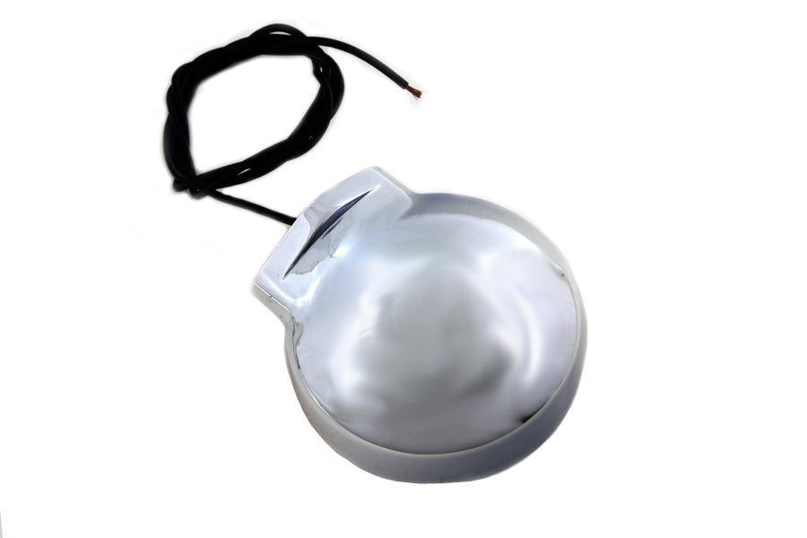 Chrome Turn Signal Front and Rear Red