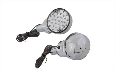 LED Turn Signal Set Rear Clear Lens