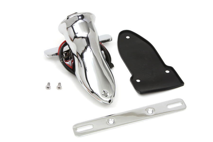Chrome Bobber Tail Lamp Assembly