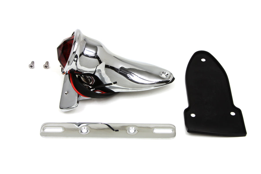 Chrome Bobber Tail Lamp Assembly