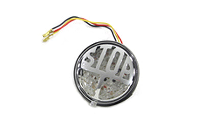 Chrome Stop LED Tail Lamp Round Style